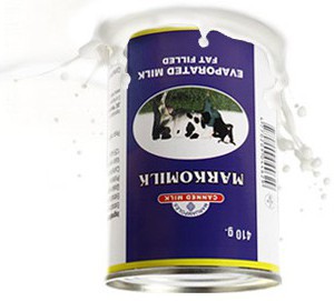 Natúr sűrített tej növényi zsírral 7,5% 410 gramm